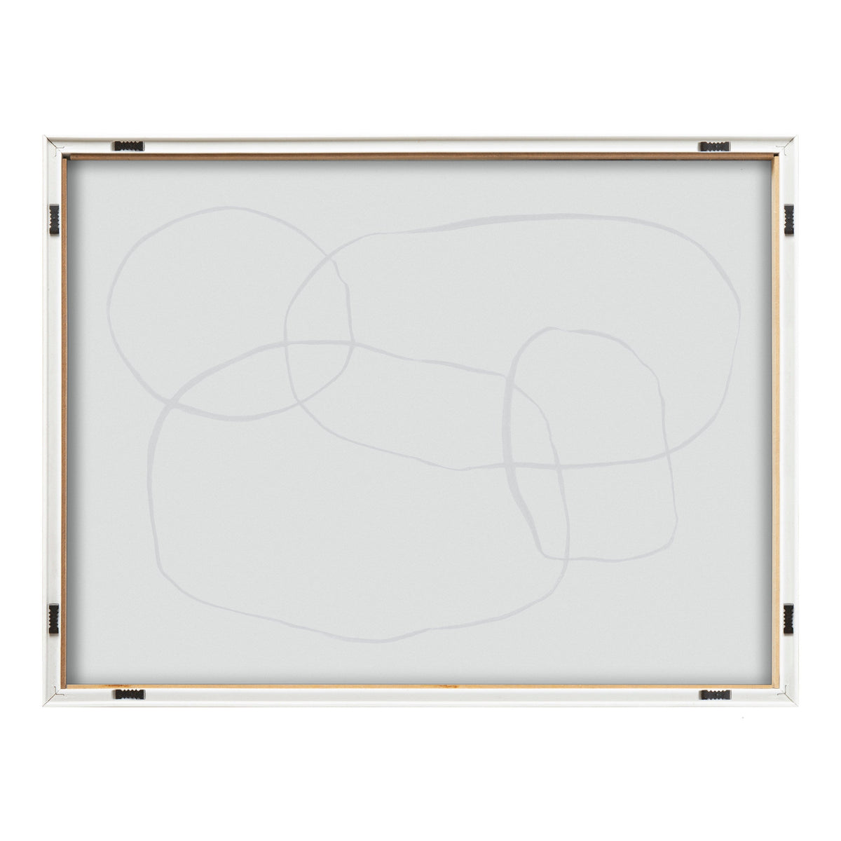 Blake 871 Modern Circles Framed Printed Glass by Teju Reval of SnazzyHues