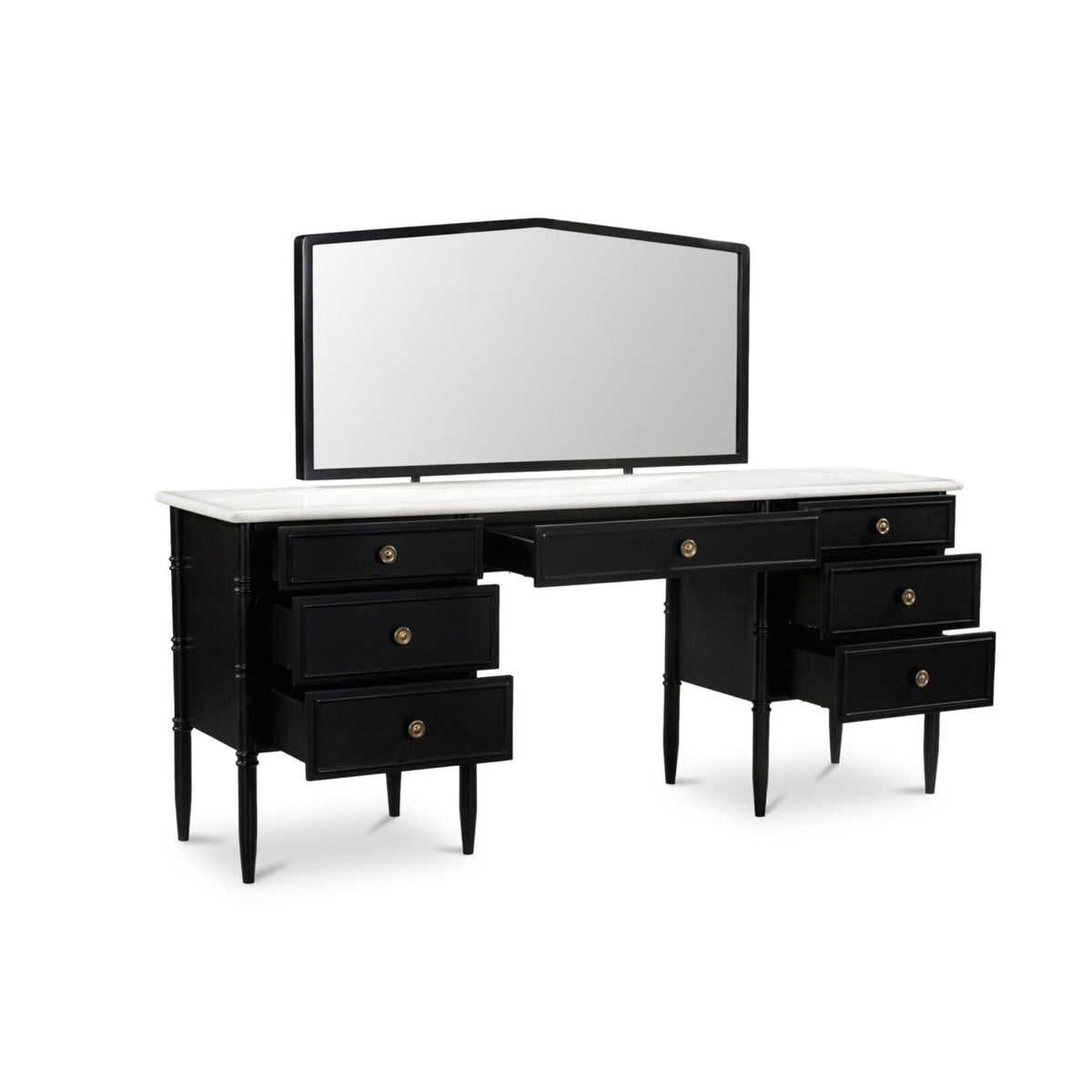 Carolina Marble Top Vanity Desk