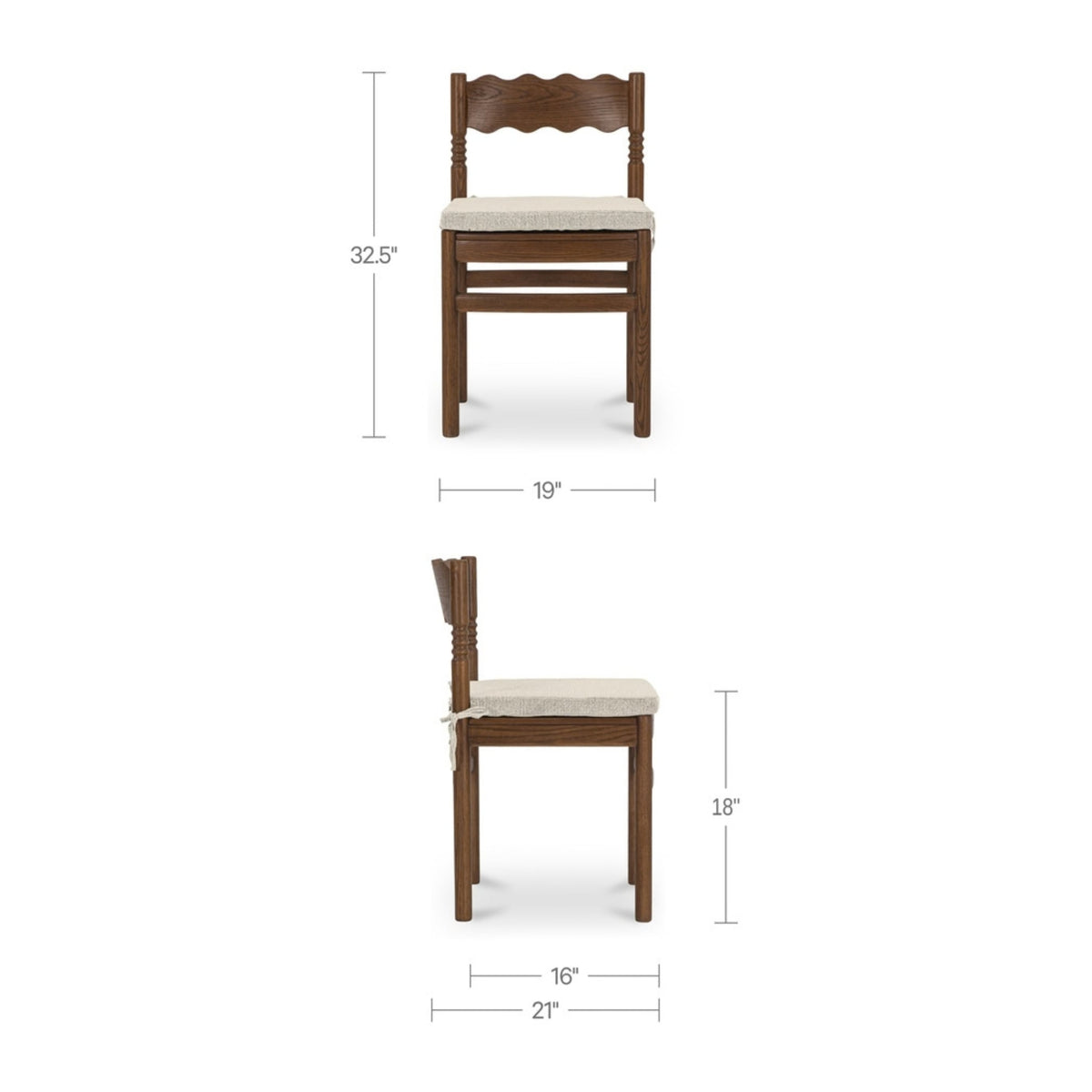 Natasha Dining Chair | Set of 2