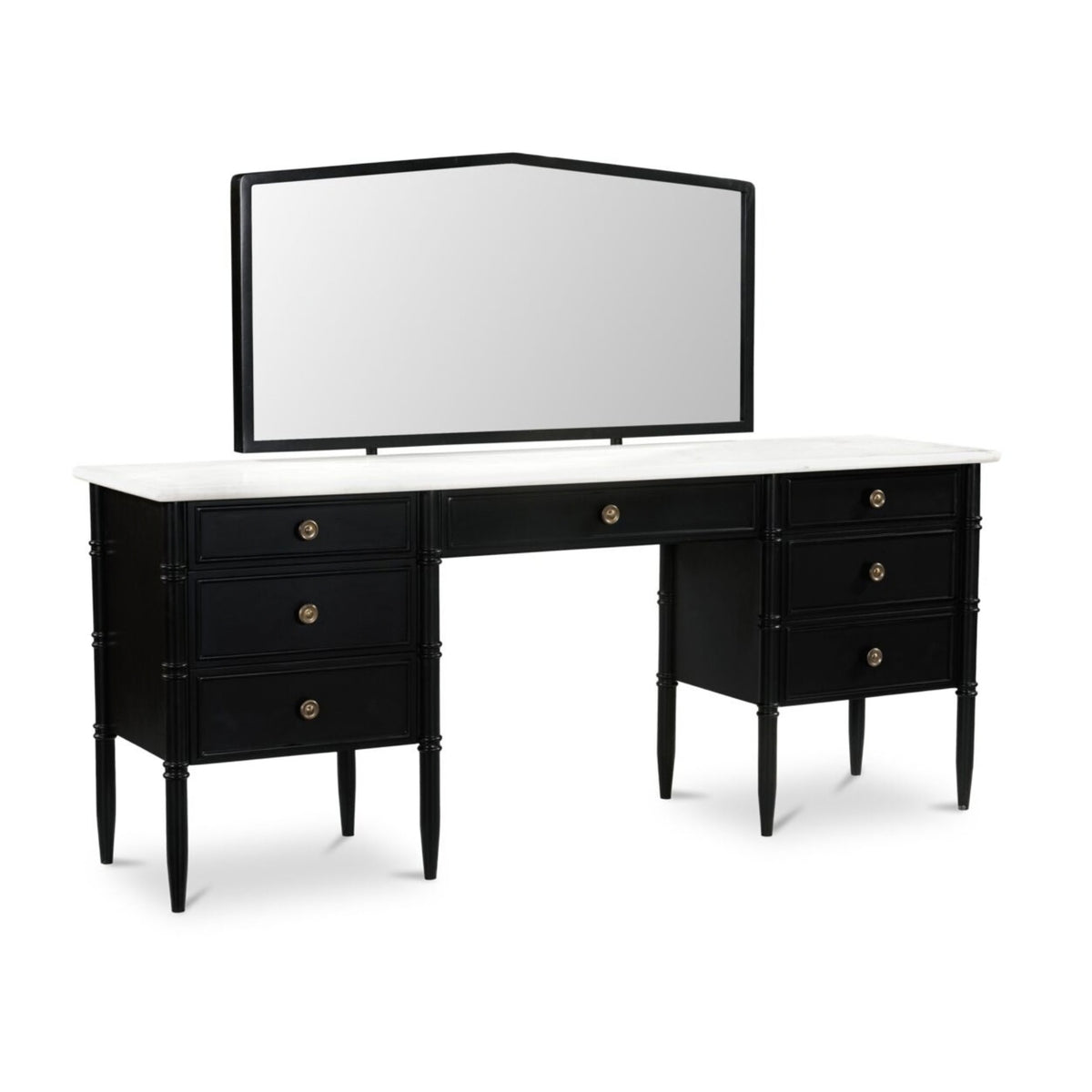 Carolina Marble Top Vanity Desk