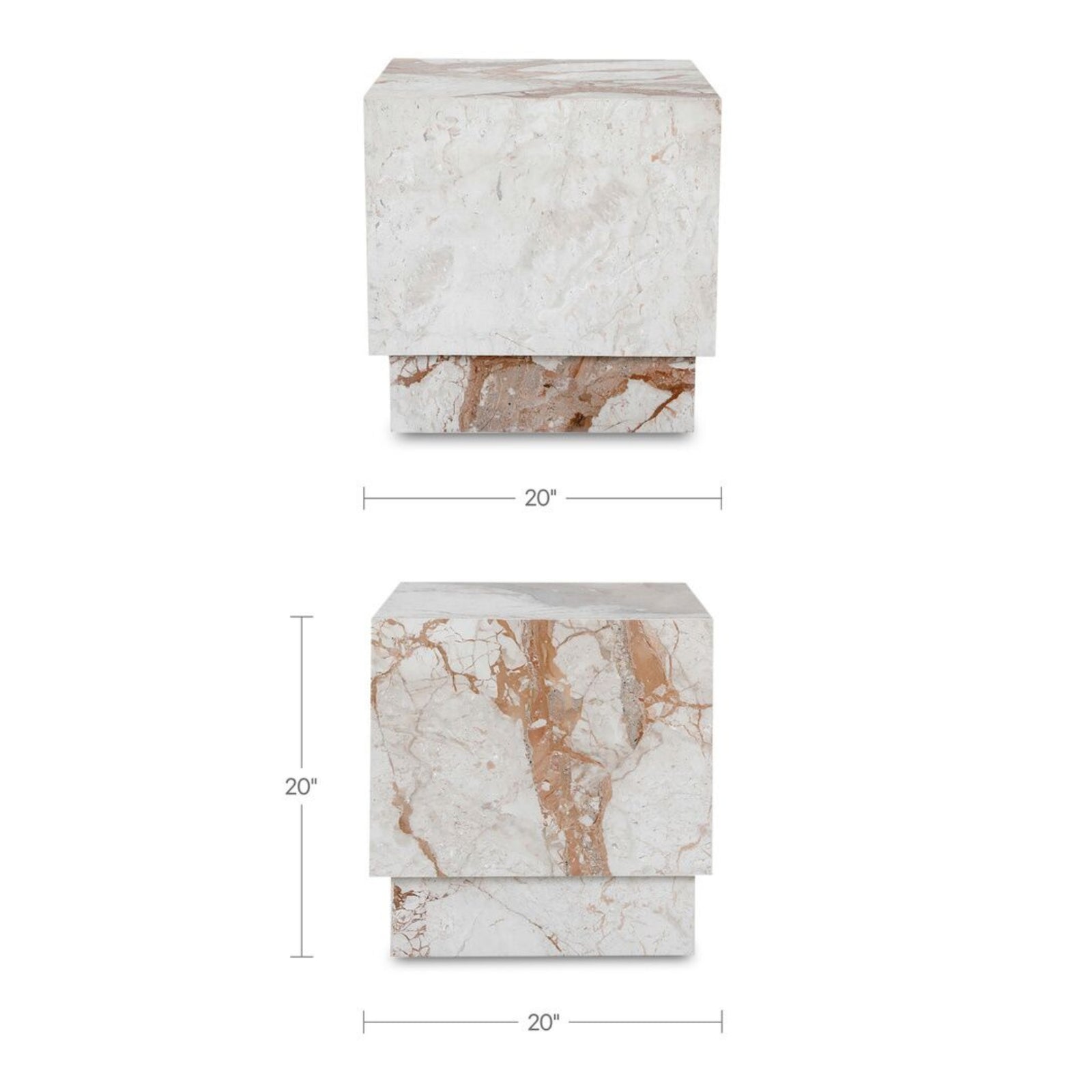 Kosa Marble Side Table