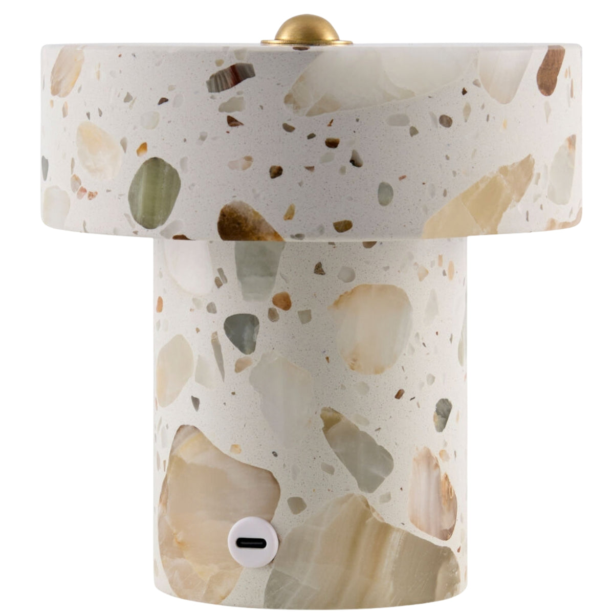 Silvia Mini Portable Marble Table Lamp