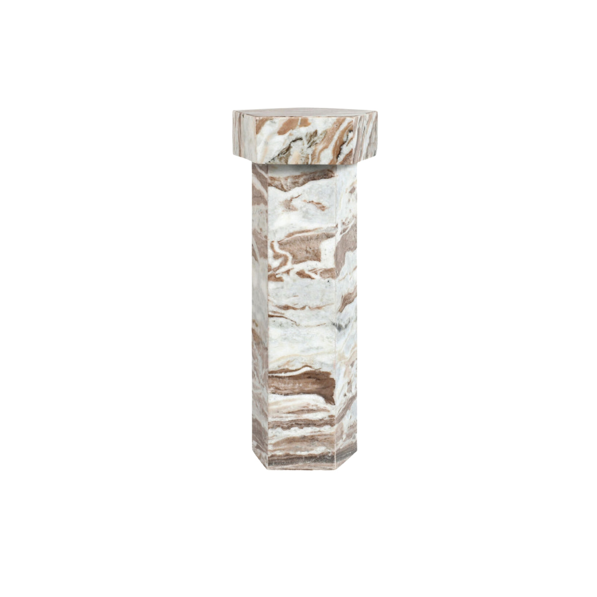 Diego Pedestal Side Table