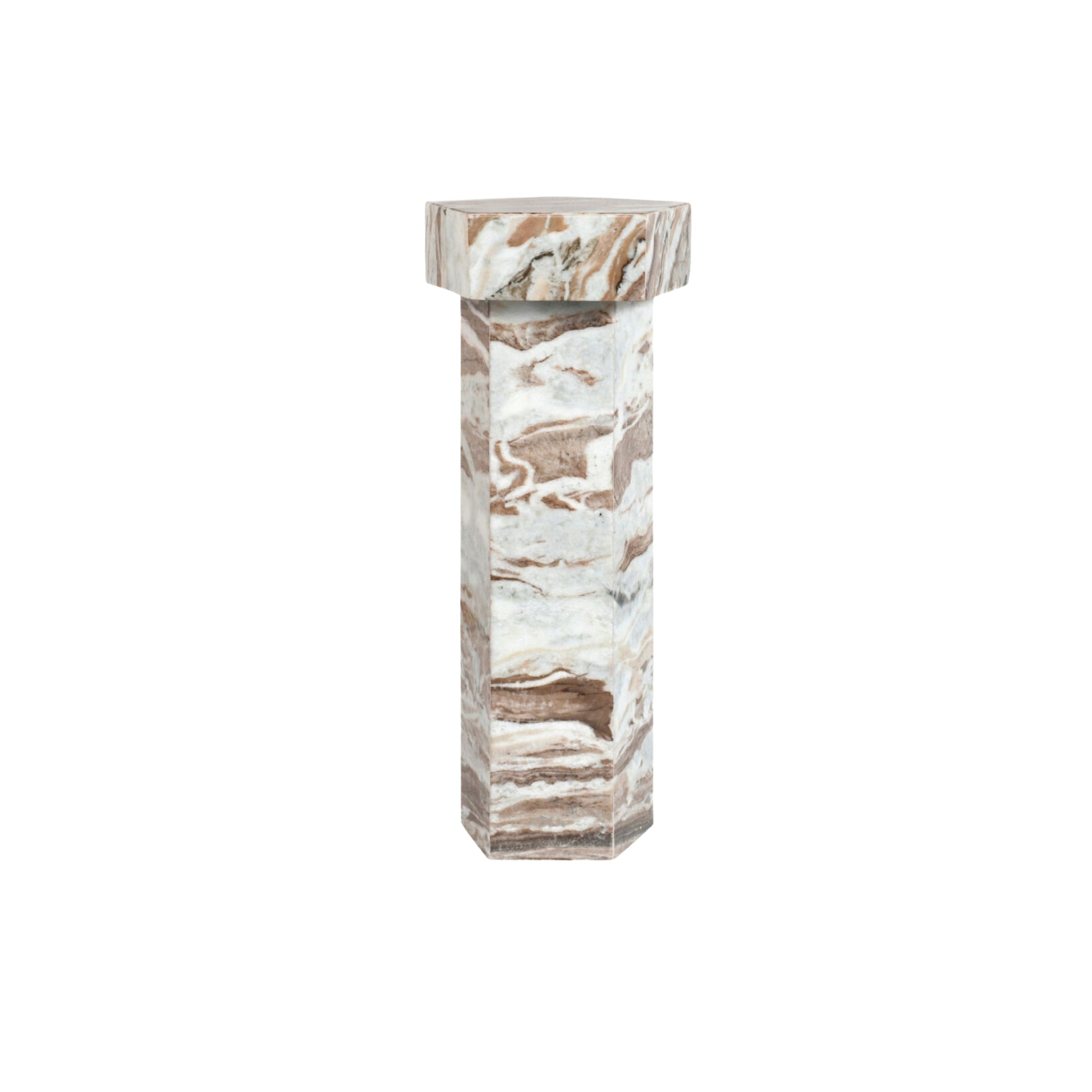 Diego Pedestal Side Table