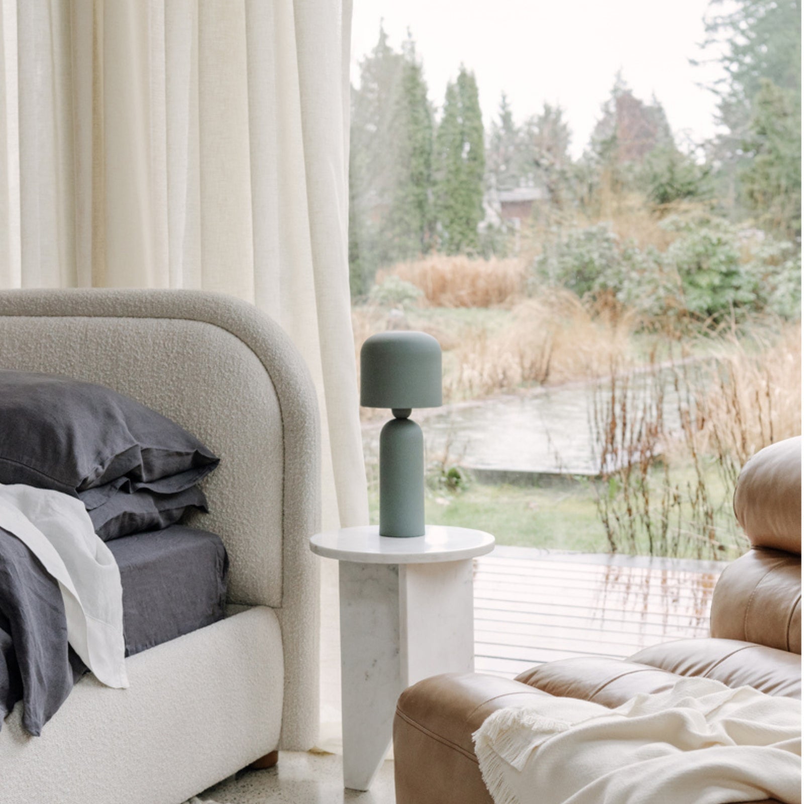 Morello Marble Side Table