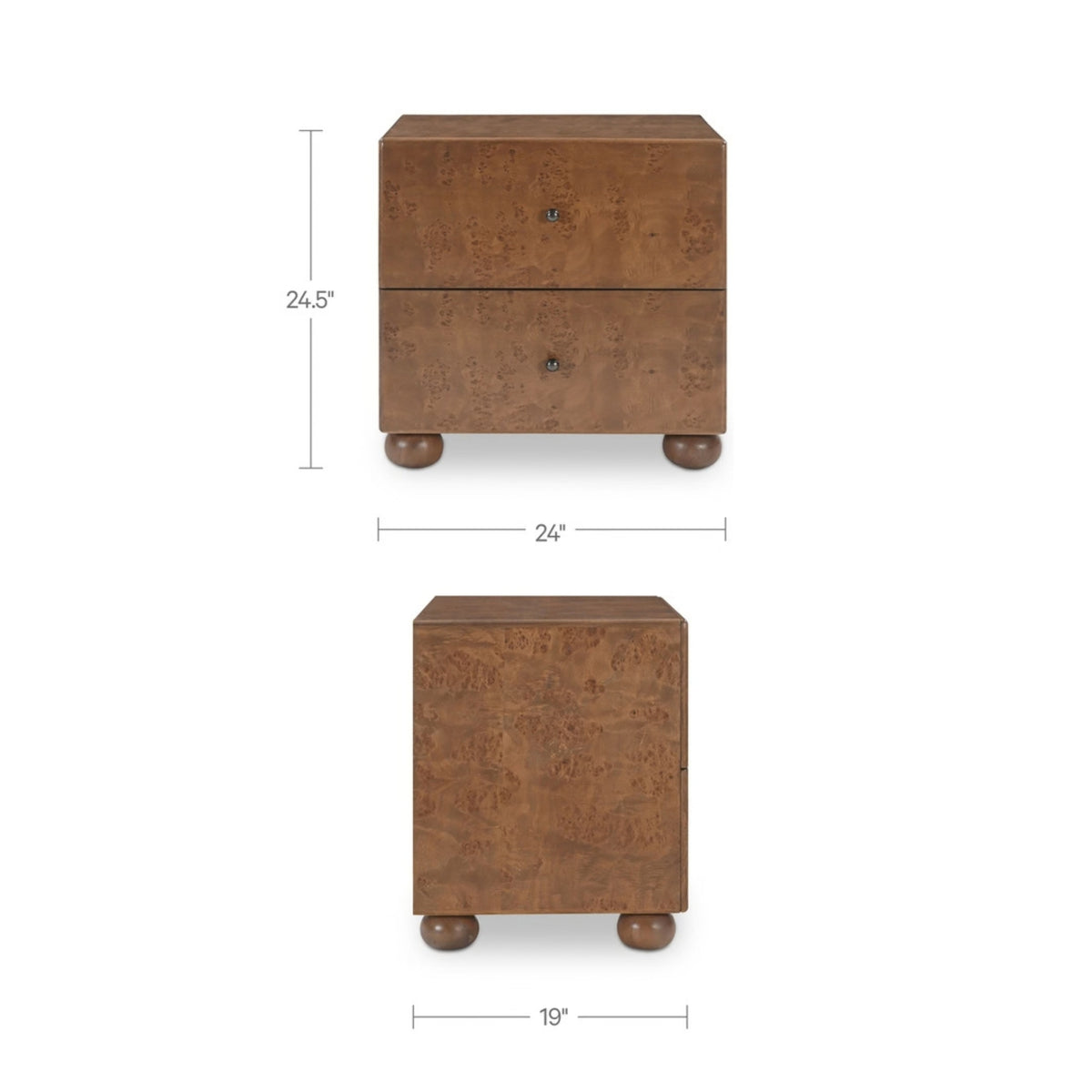 Jaxon Burl Nightstand
