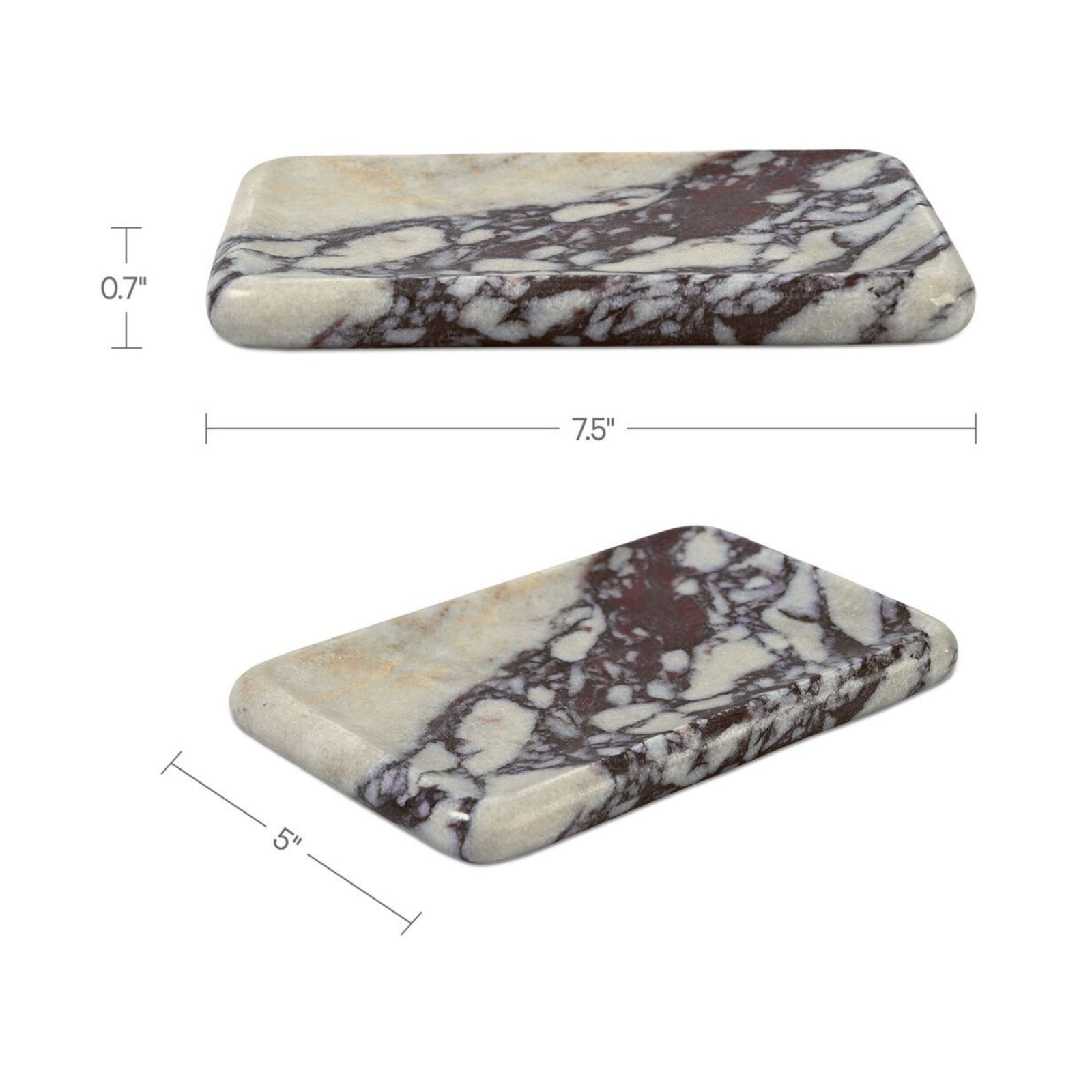 Nikki Viola Marble Catchall Tray