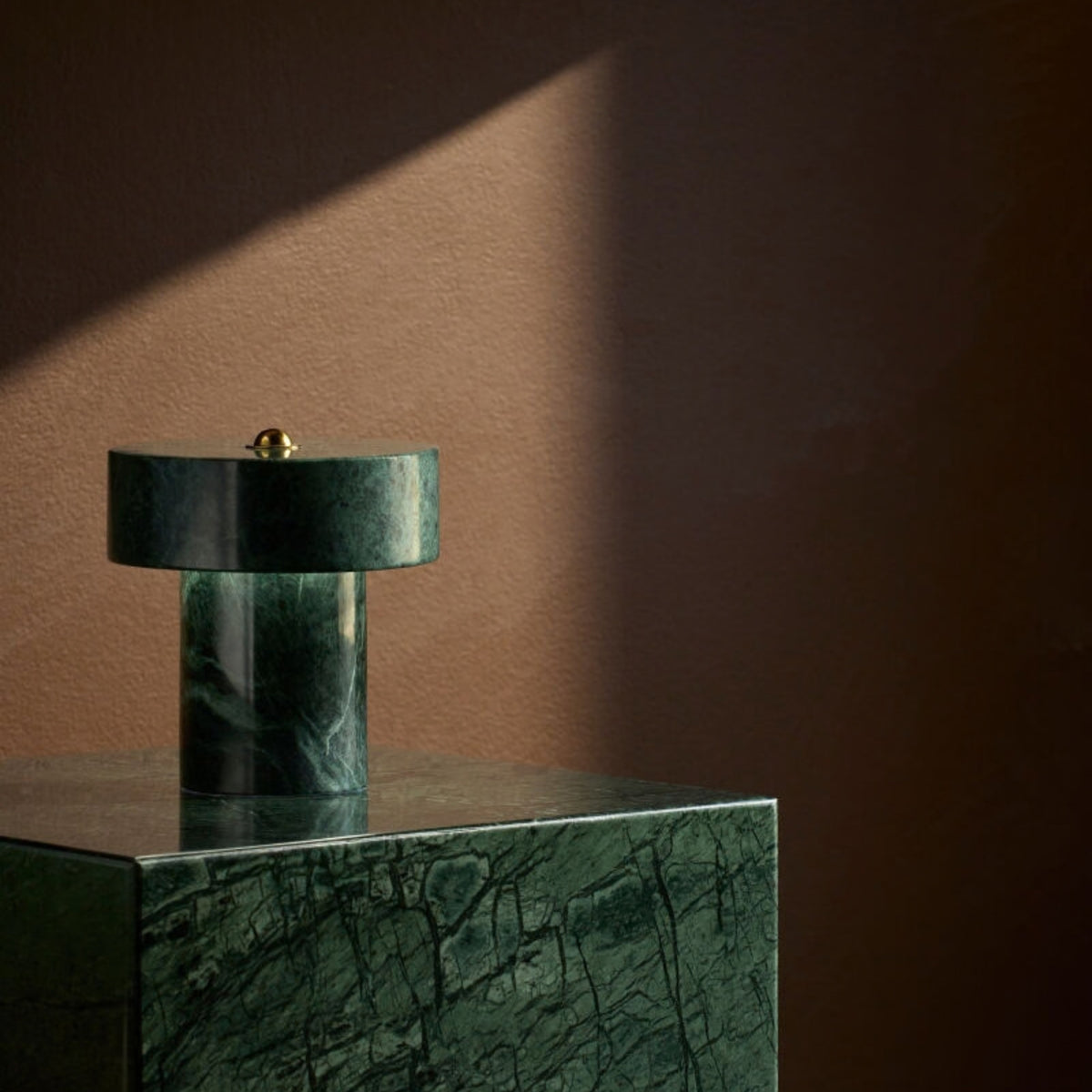 Silvia Mini Portable Marble Table Lamp
