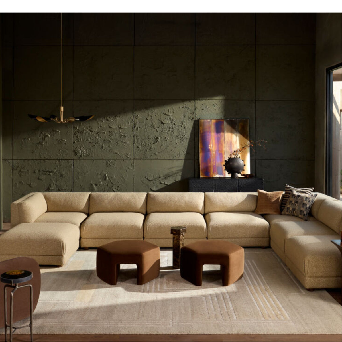 Diego Pedestal Side Table