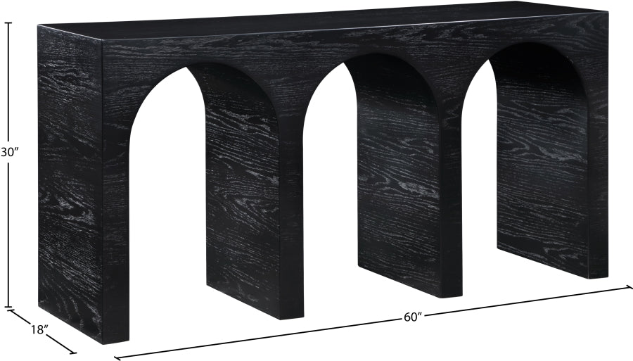 Rafael Oak Wood Console Table