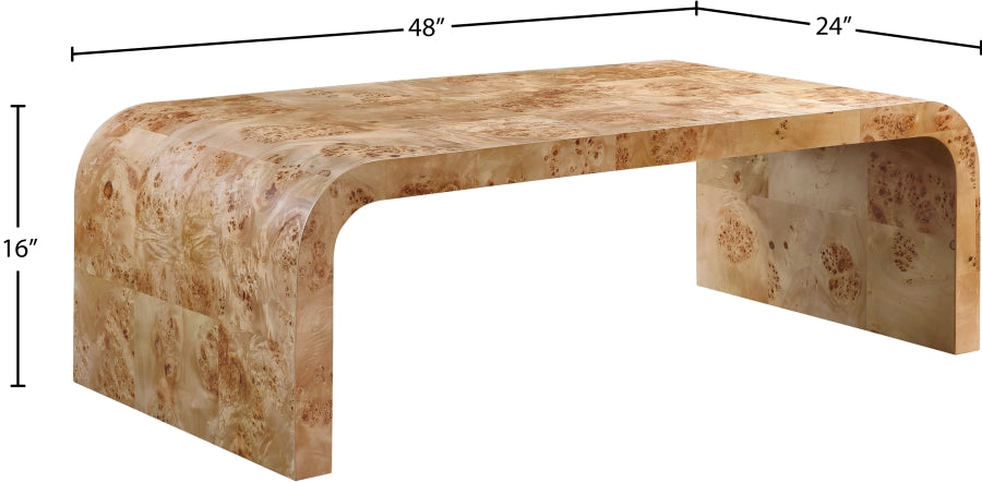 Selene Burl Coffee Table