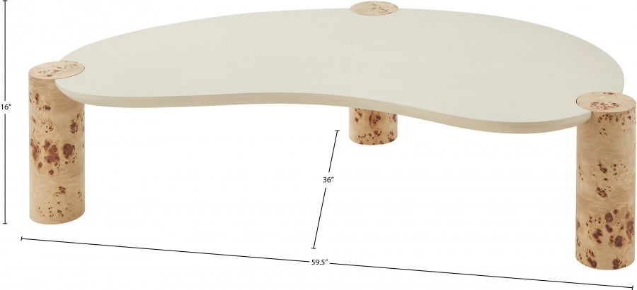 Tripoli Burl Coffee Table