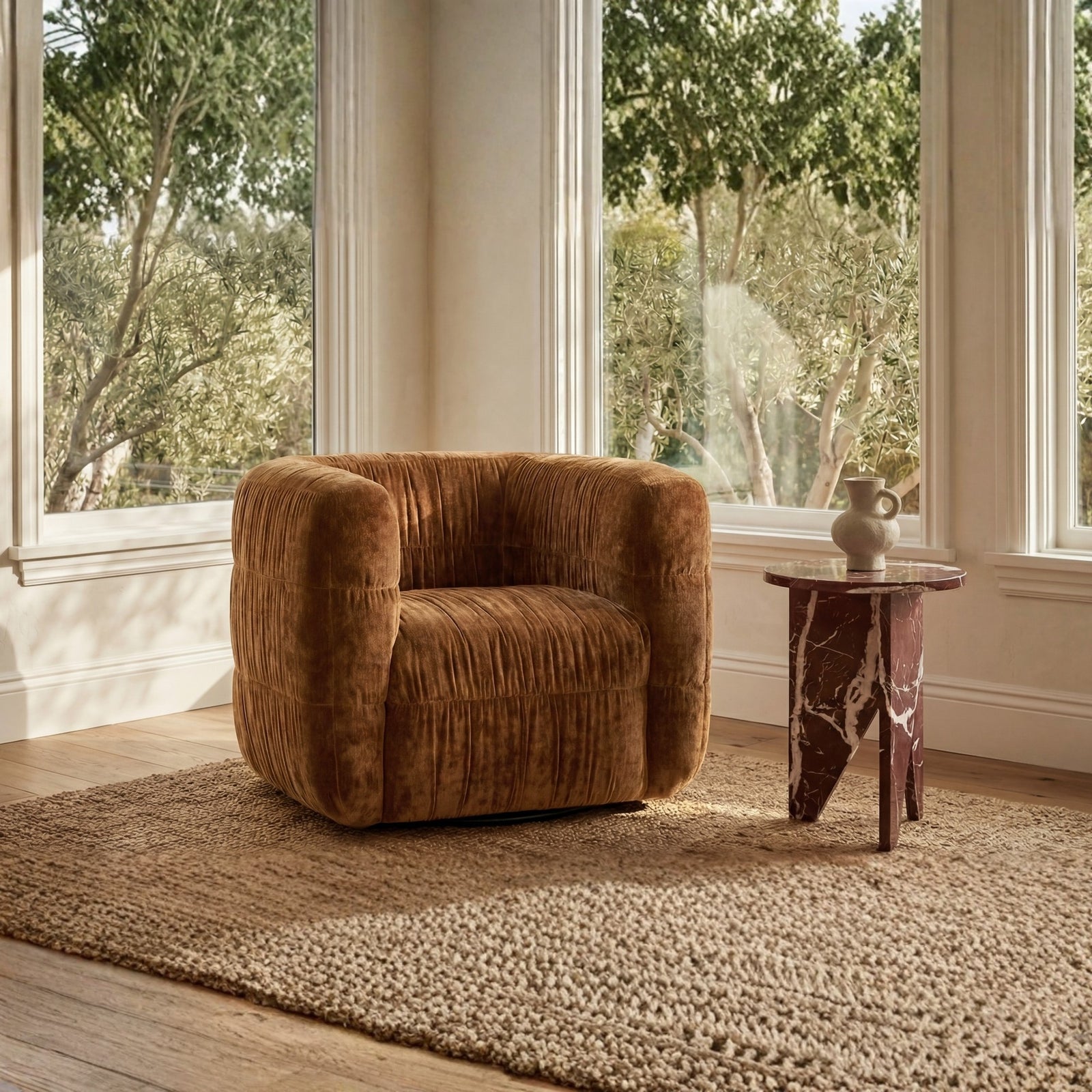 Morello Marble Side Table