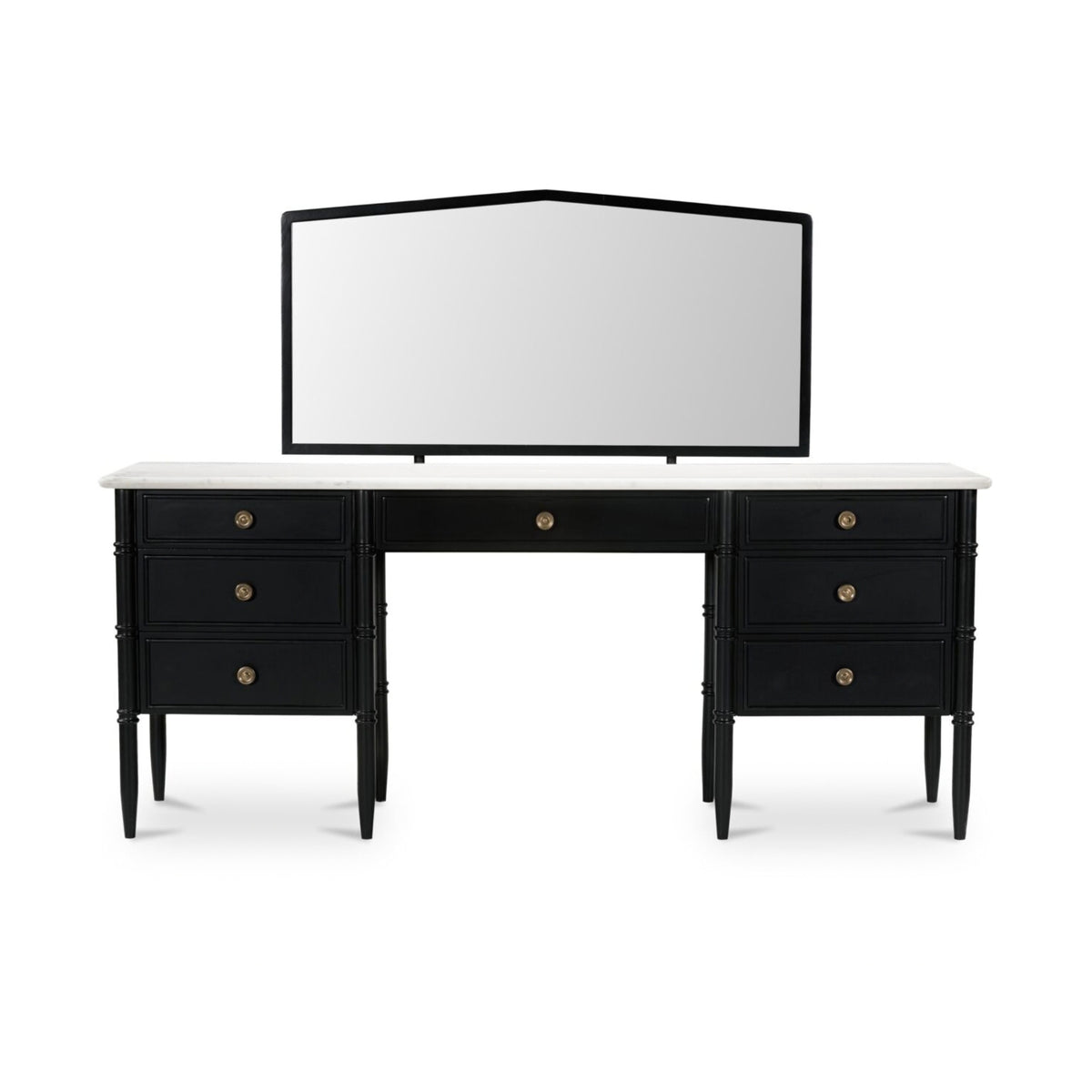 Carolina Marble Top Vanity Desk