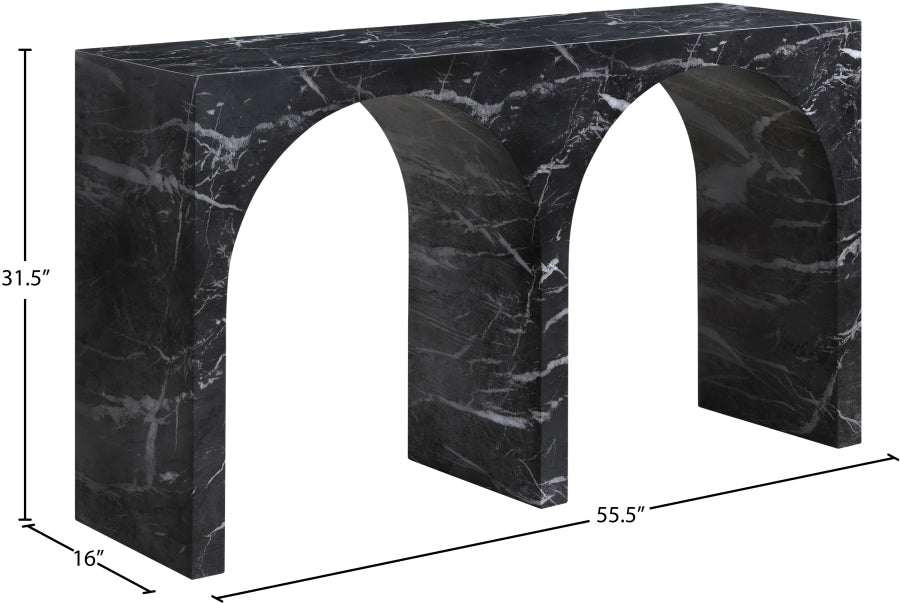 Amarillo Marble Console Table