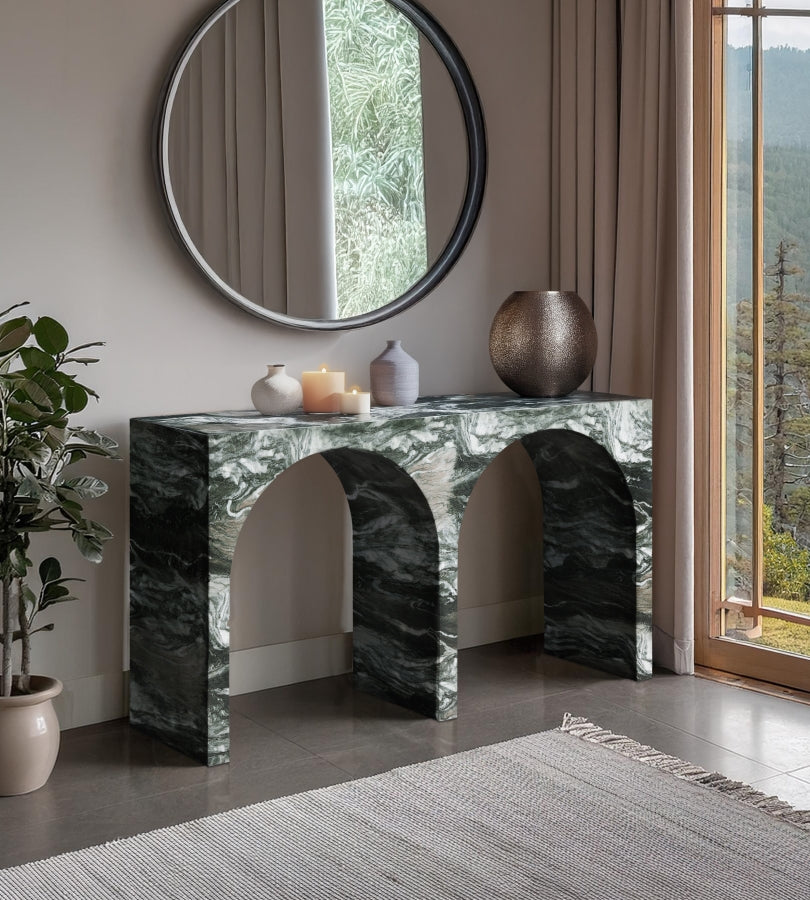 Amarillo Marble Console Table