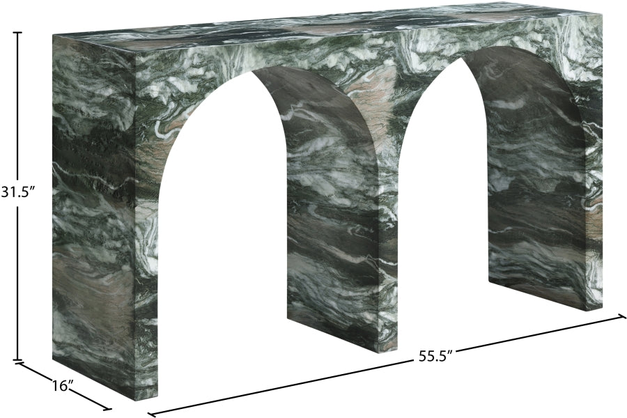 Amarillo Marble Console Table
