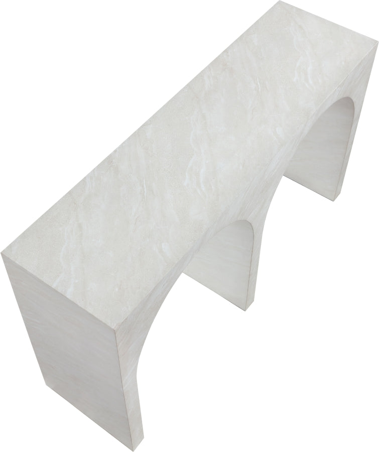 Amarillo Marble Console Table