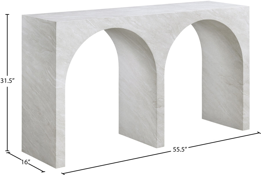 Amarillo Marble Console Table