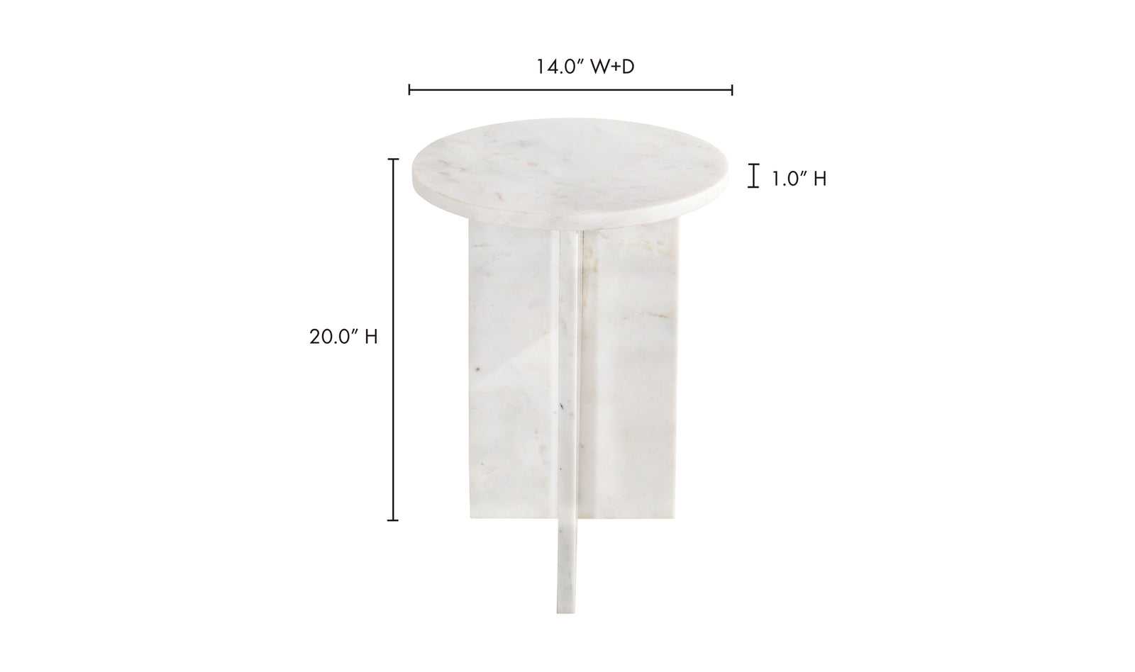 Morello Marble Side Table