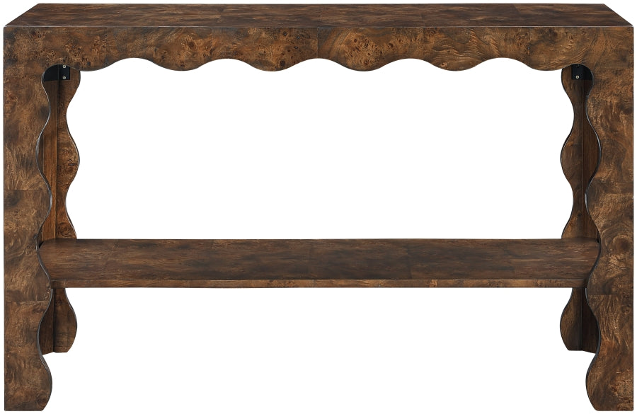 Rhodes Burl Console Table