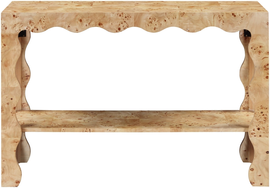 Rhodes Burl Console Table