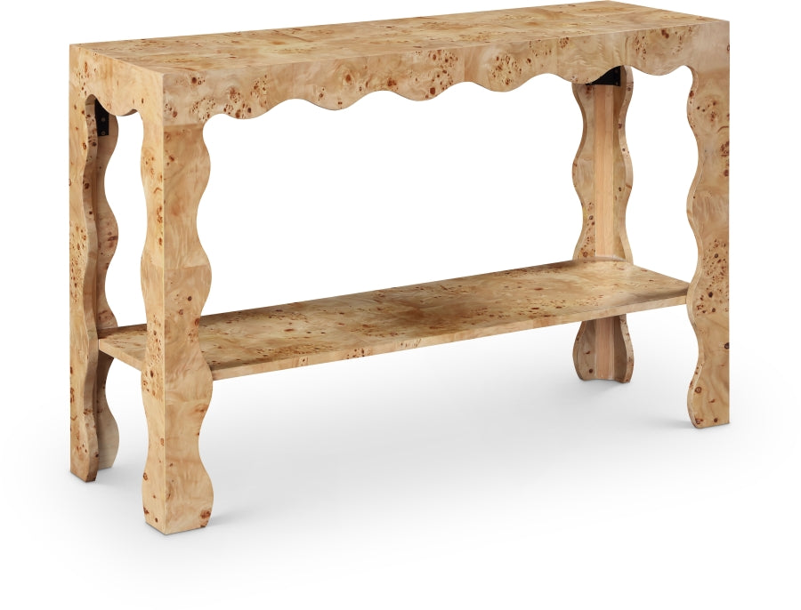 Rhodes Burl Console Table