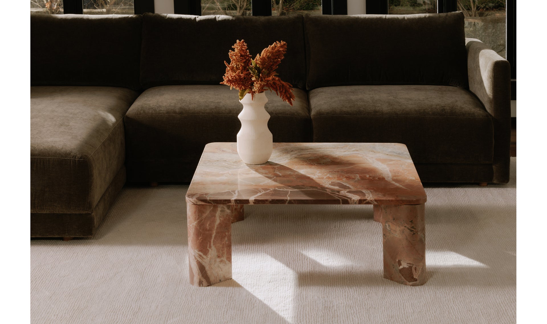 Bourne Marble Coffee Table