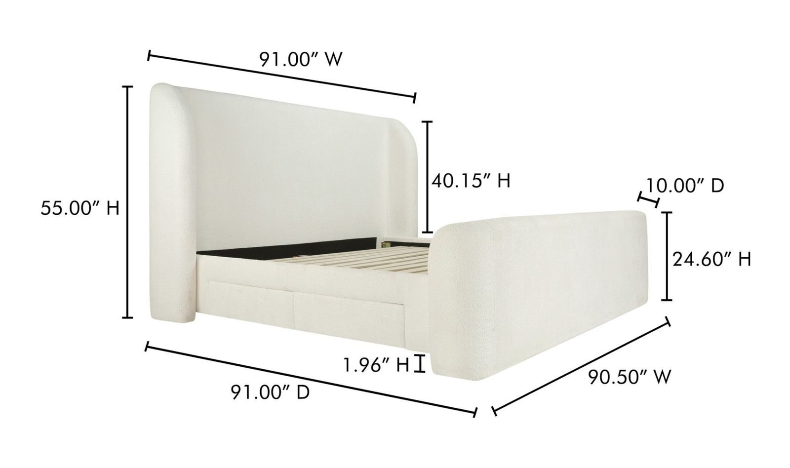 Bianca Storage Bed