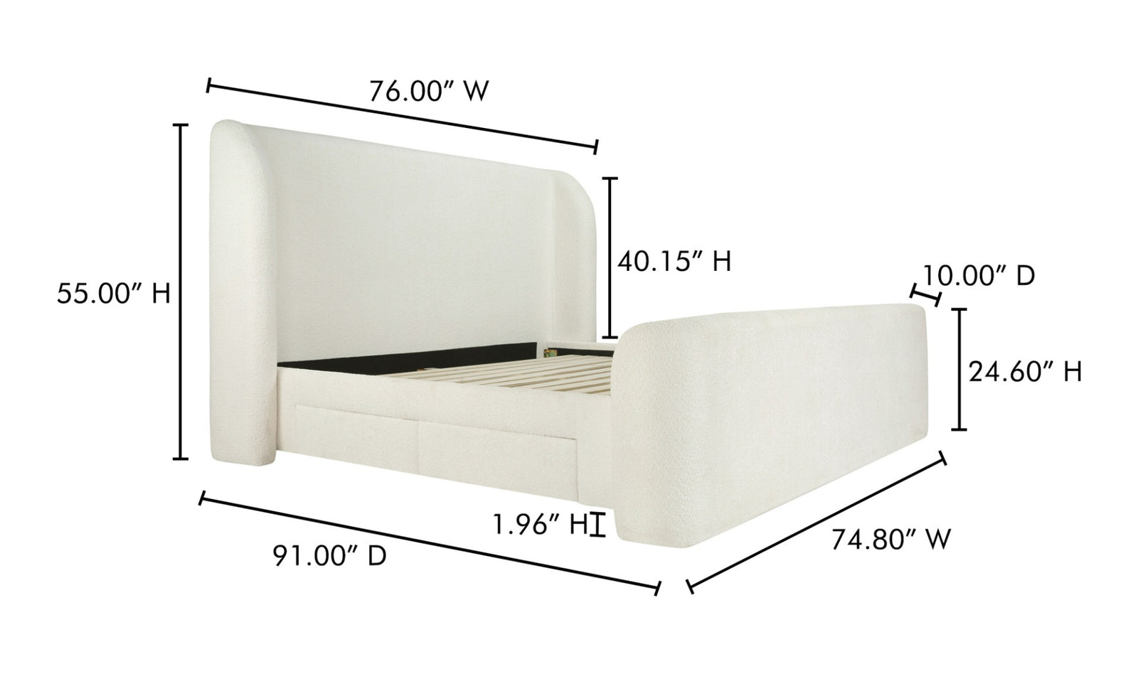 Bianca Storage Bed