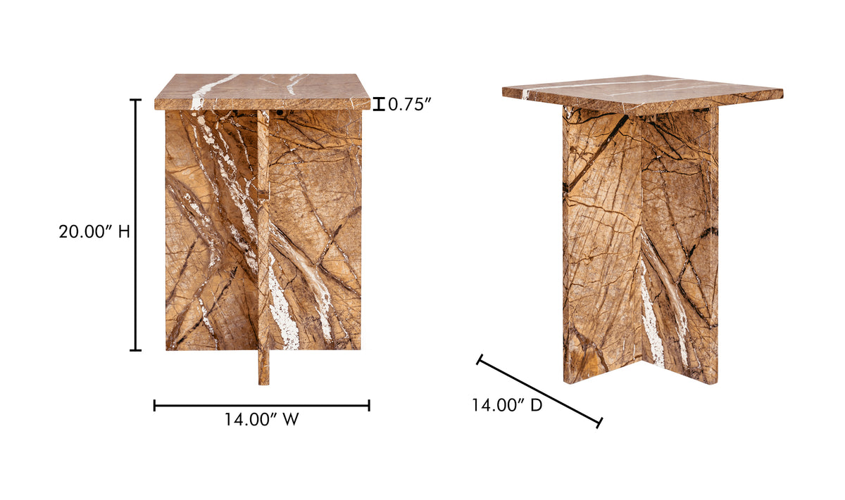 Balta Marble Side Table