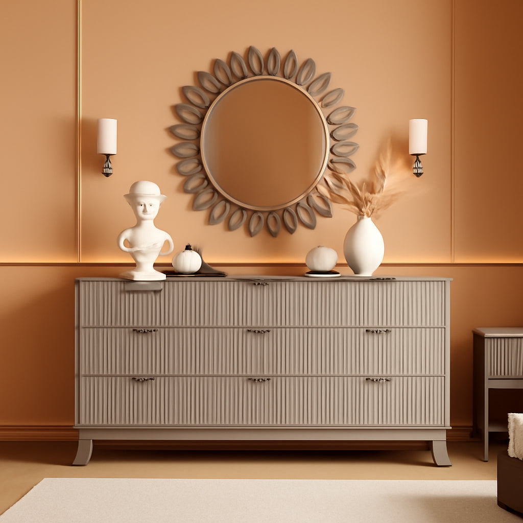 Naomi Fluted Dresser