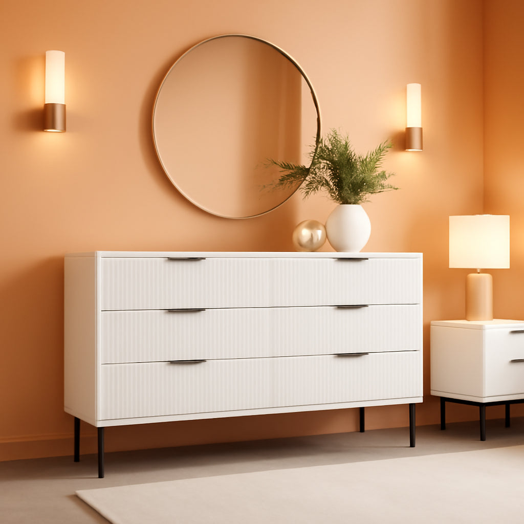 Audrey Fluted Dresser