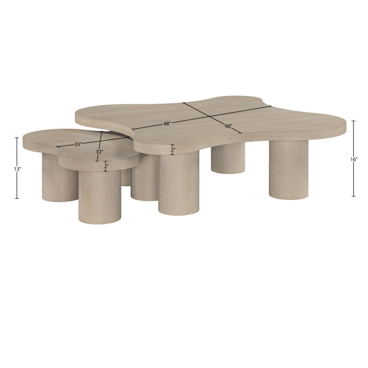 Aldo Coffee Table | 2 Piece Set