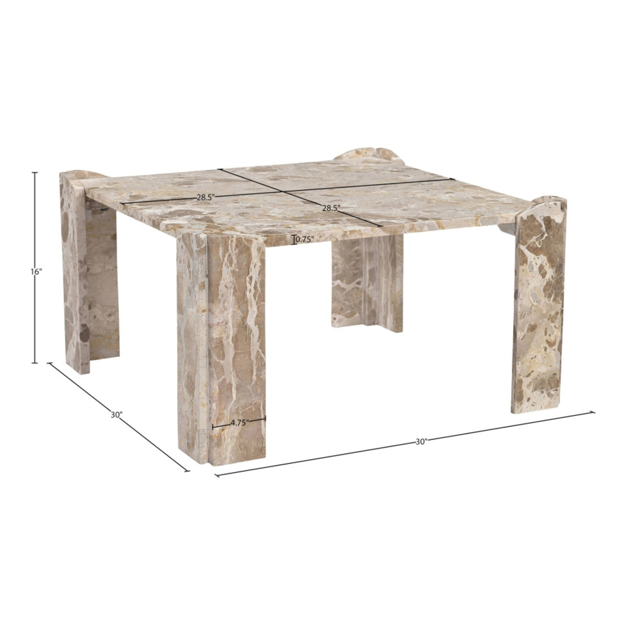 Jolie Marble Coffee Table
