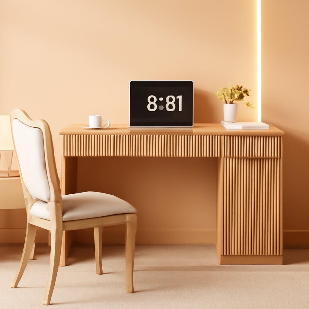 60 Inch Premium Executive Workstation Fluted Drawers