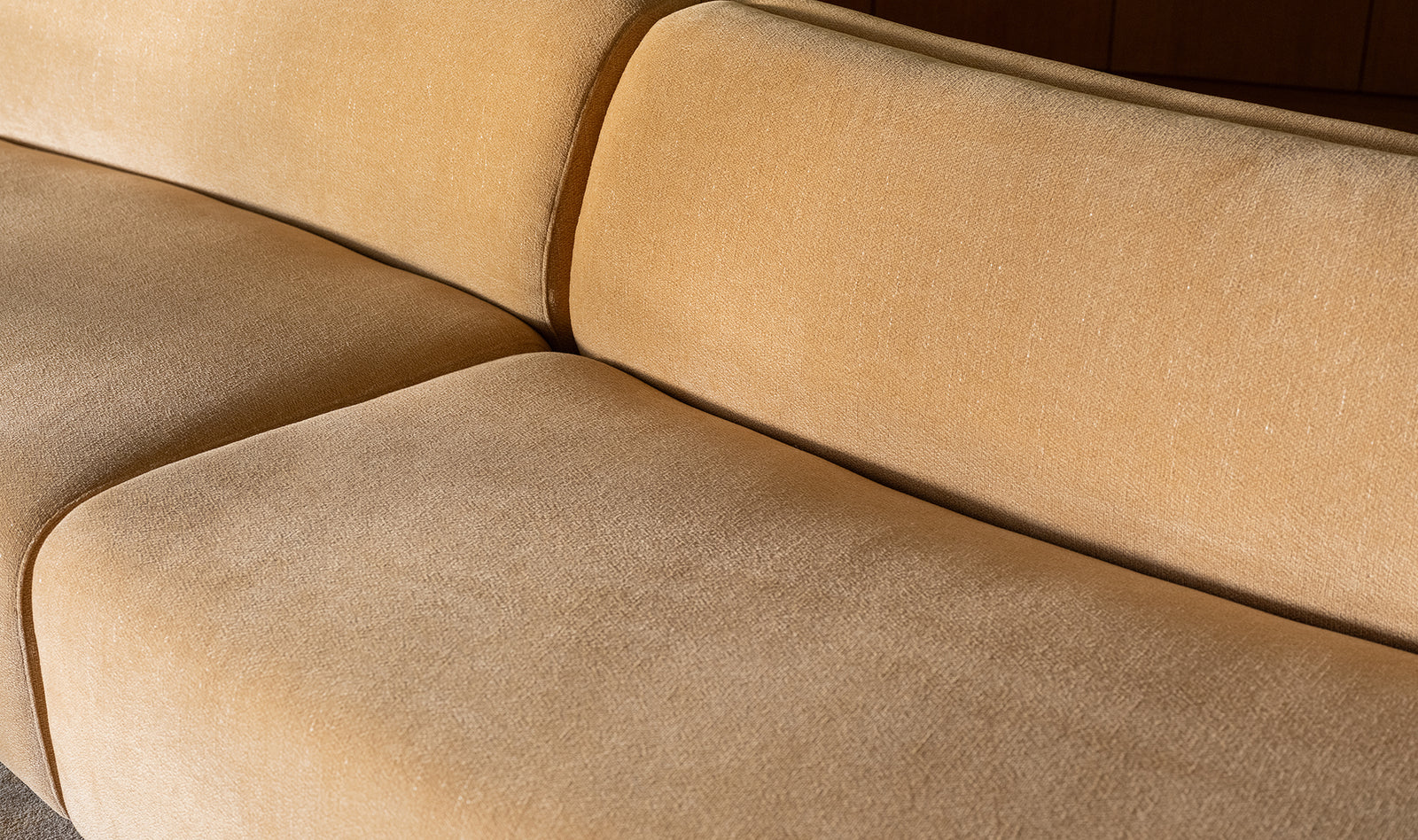 Lucus 2-Piece Modular Concave Sofa