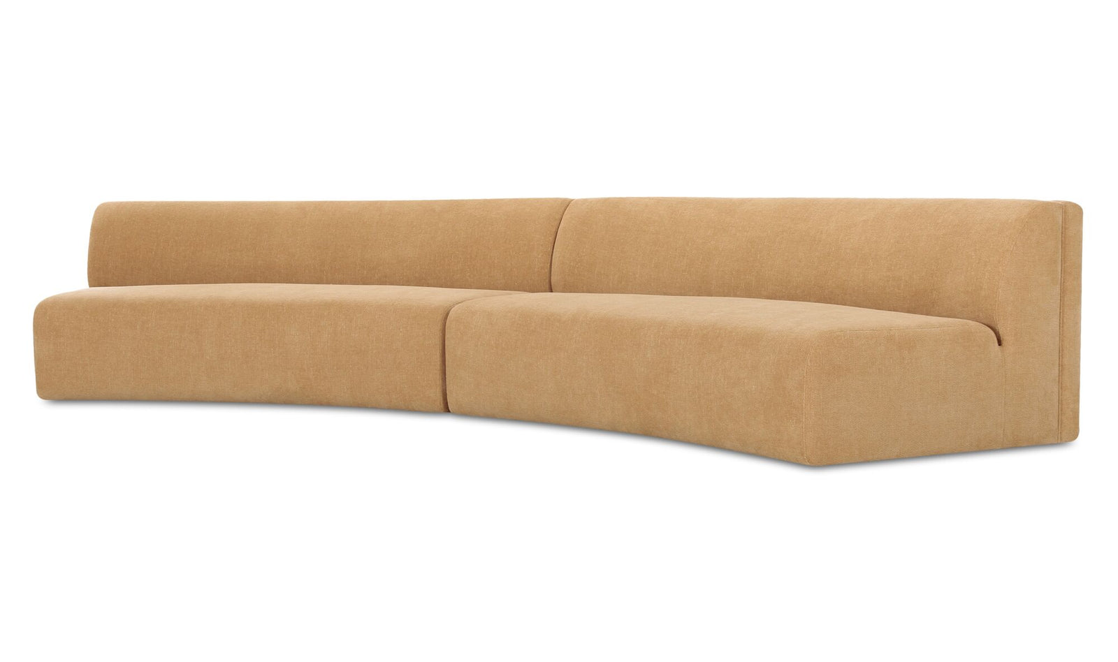 Lucus 2-Piece Modular Concave Sofa