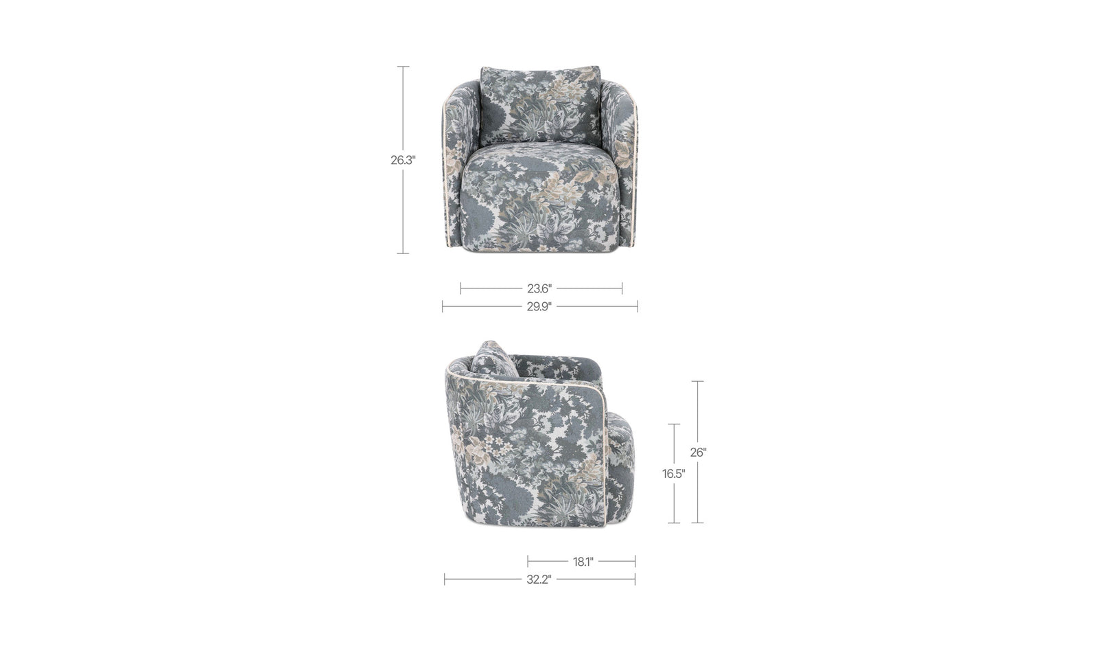 Sena Tapestry Accent Chair