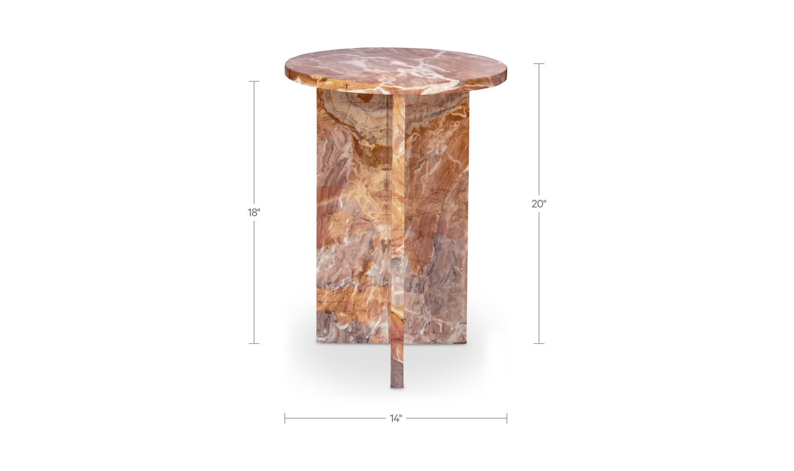 Morello Marble Side Table