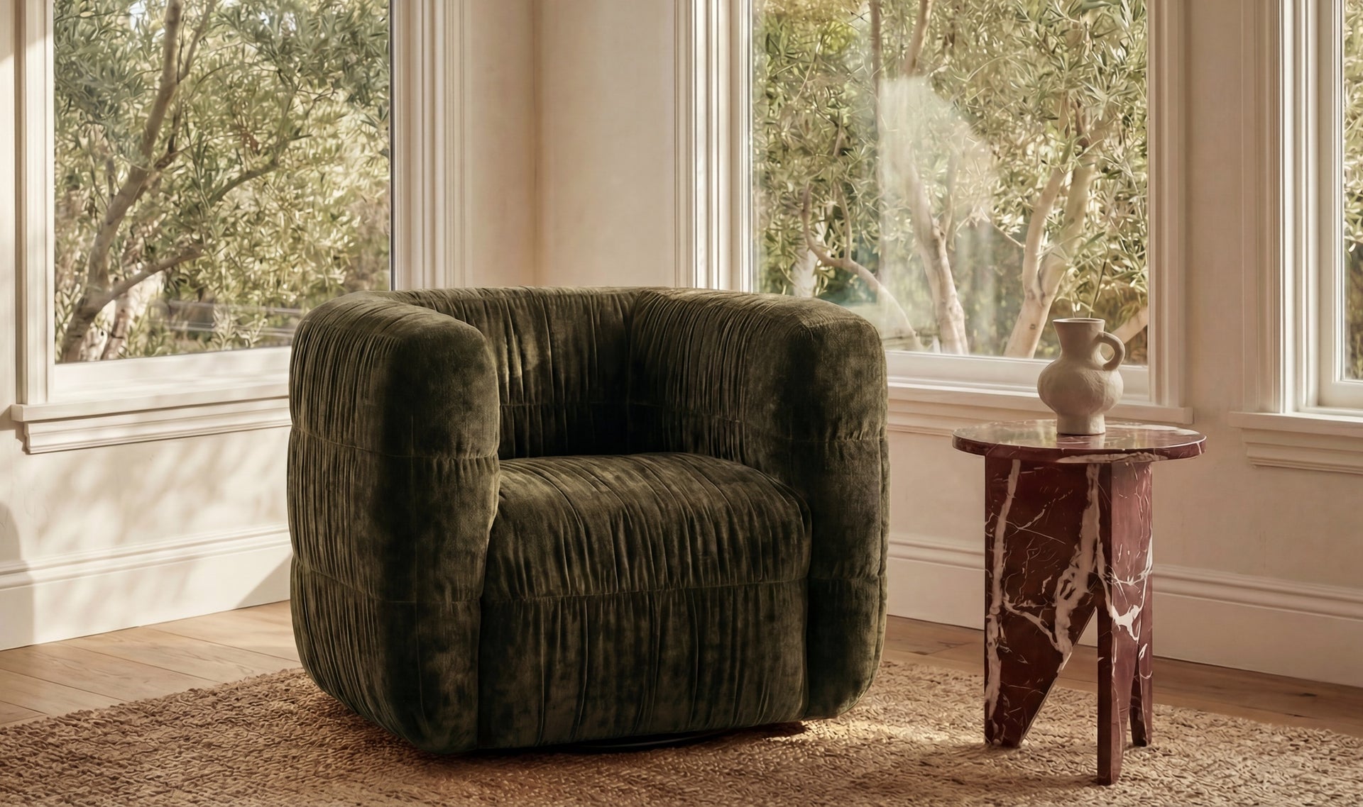 Julius Swivel Accent Chair