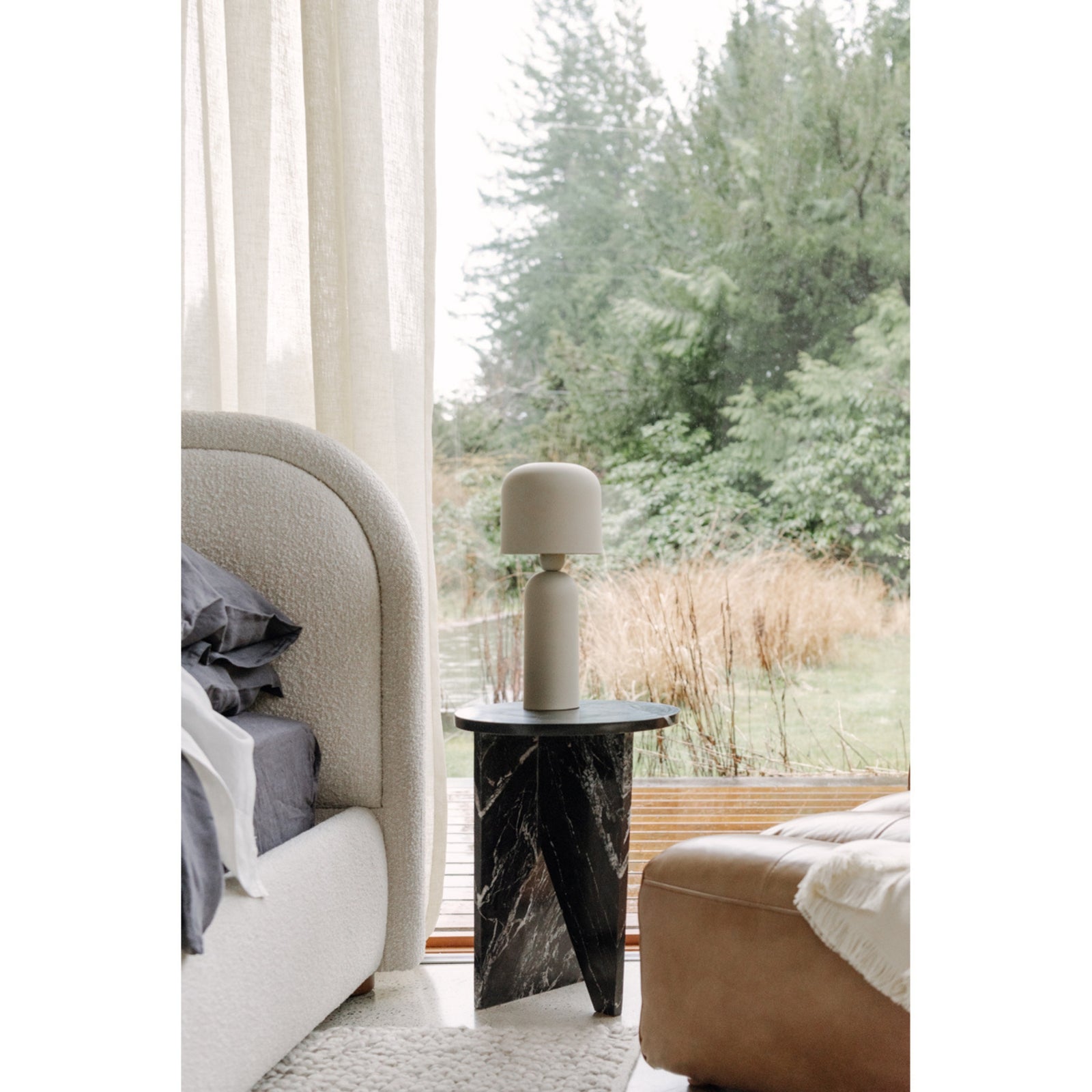 Morello Marble Side Table