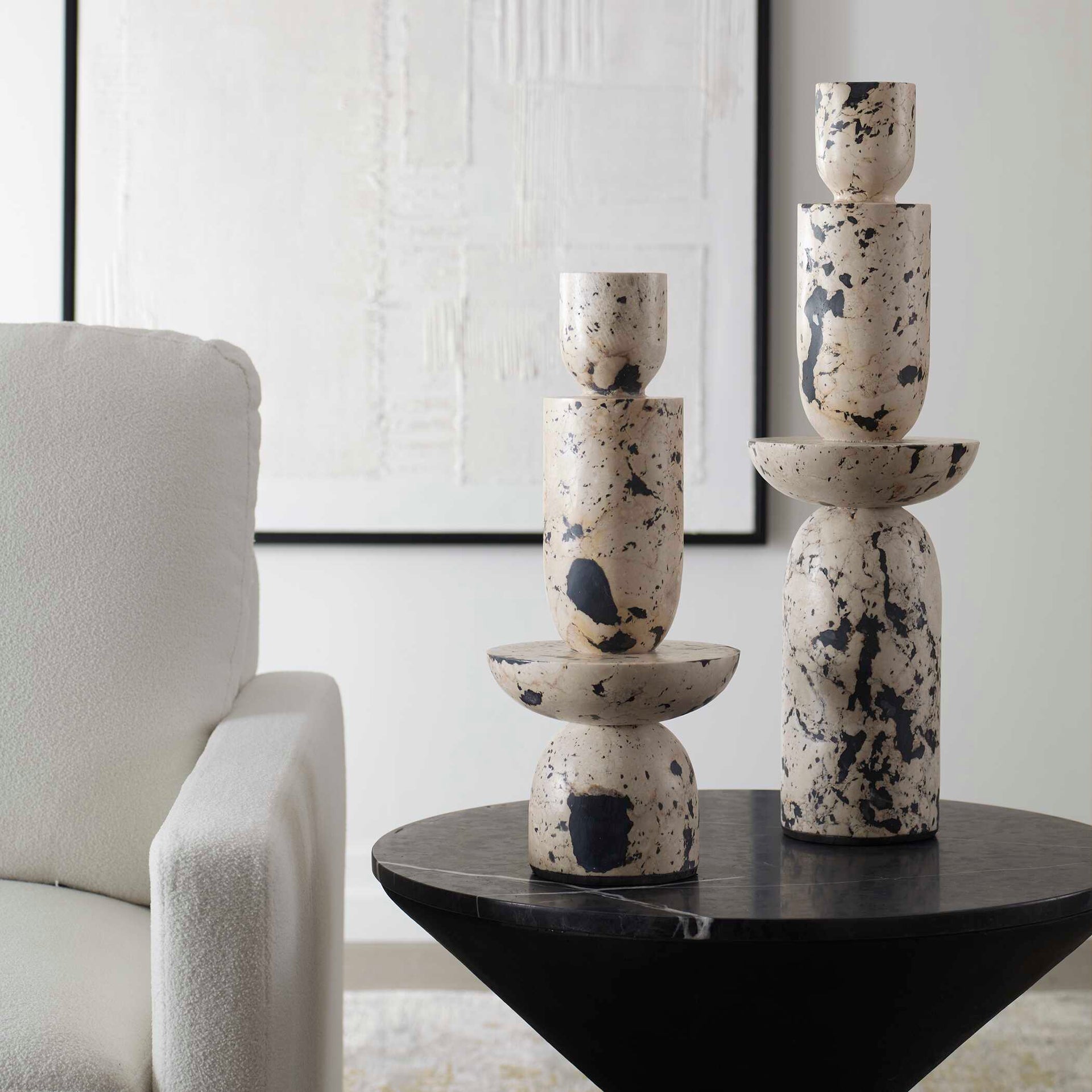 Depali Tower Sculptures | Set of 2