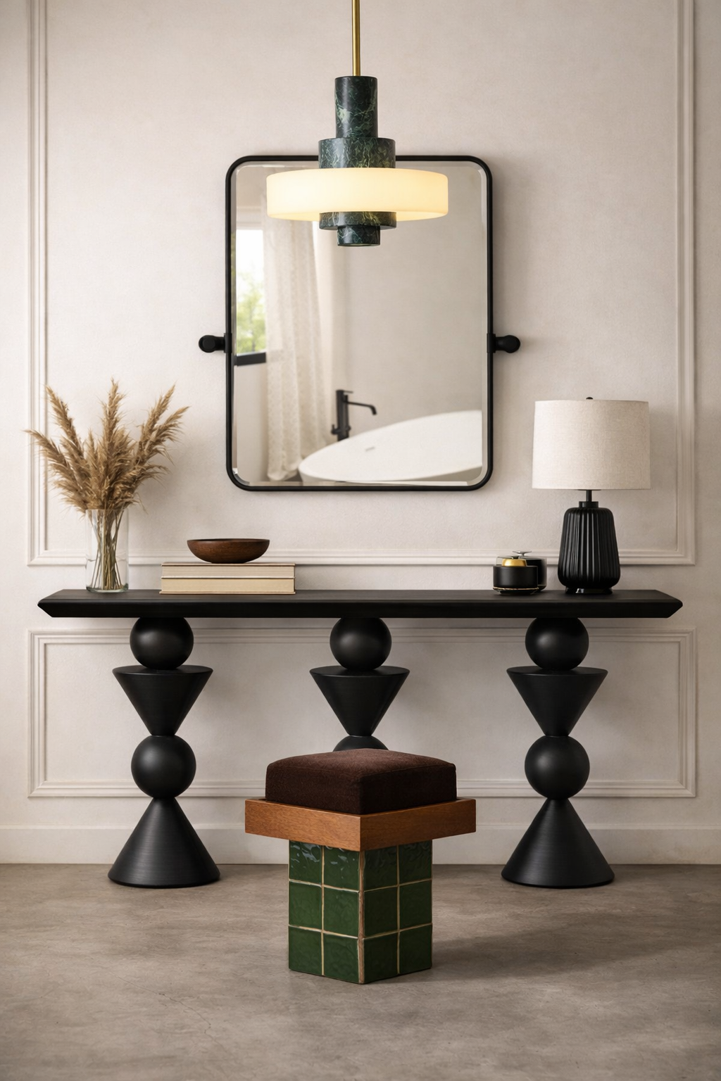 Masurka Solid Wood Console Table