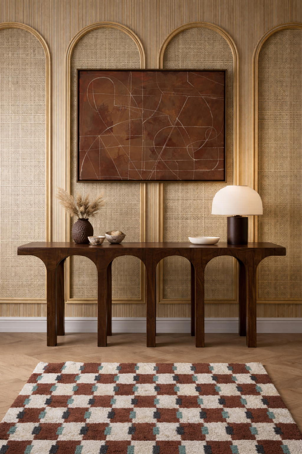 Okasha  70" Console Table