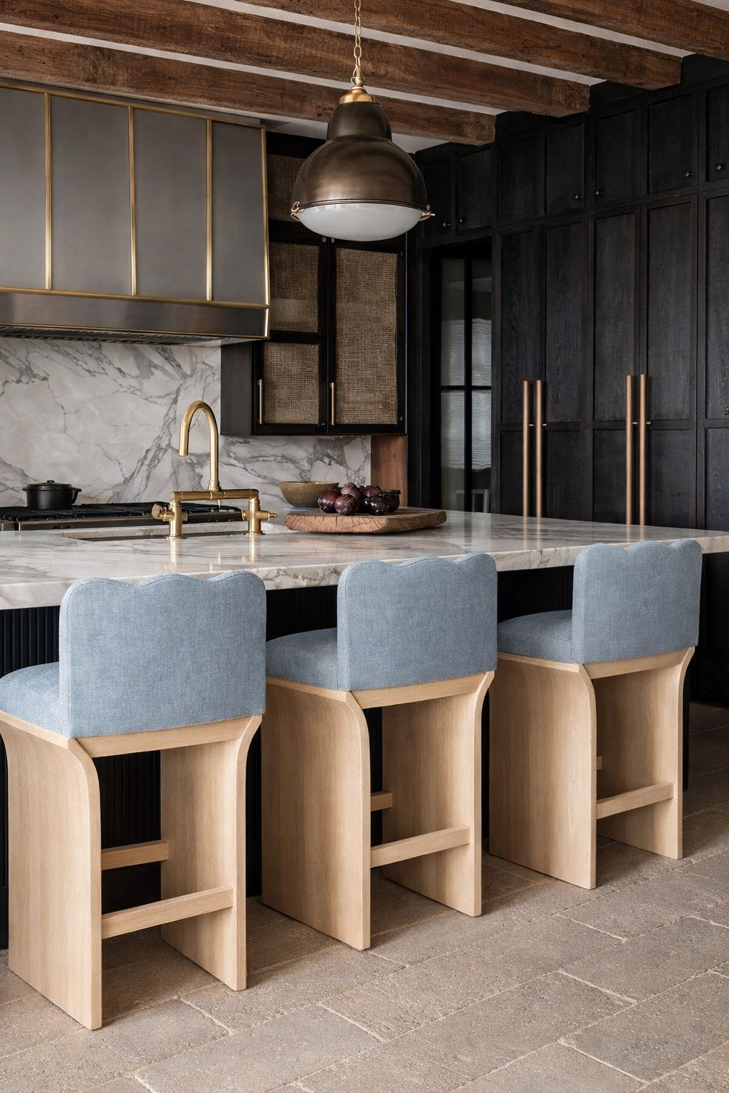 Kentshire Chenille Upholstered Counter Stool