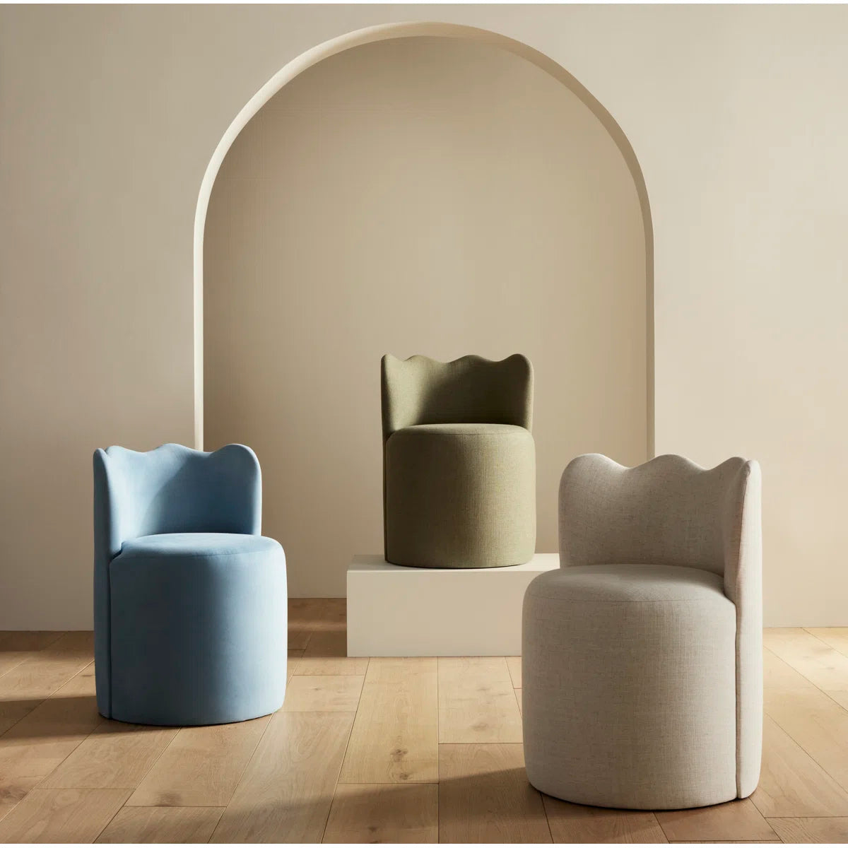 Rorie Wavy Back Dining Chair