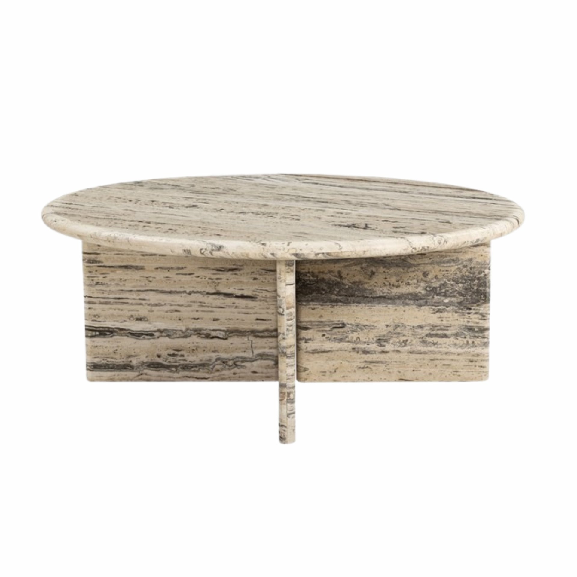 Naina Travertine Coffee Table