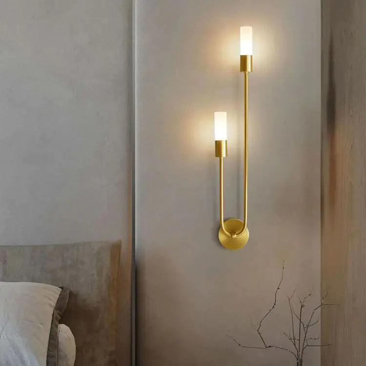 Modern Nordic Double-Head Wall Light for Bedroom