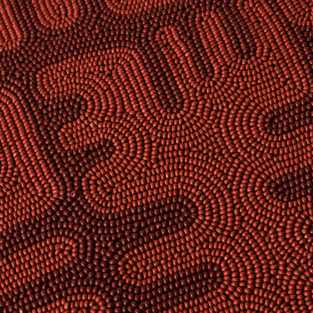 Reed Beaded Pillow